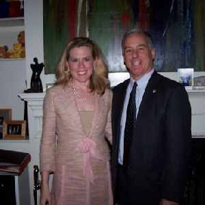 Kristin Oblander with Governor Howard Dean