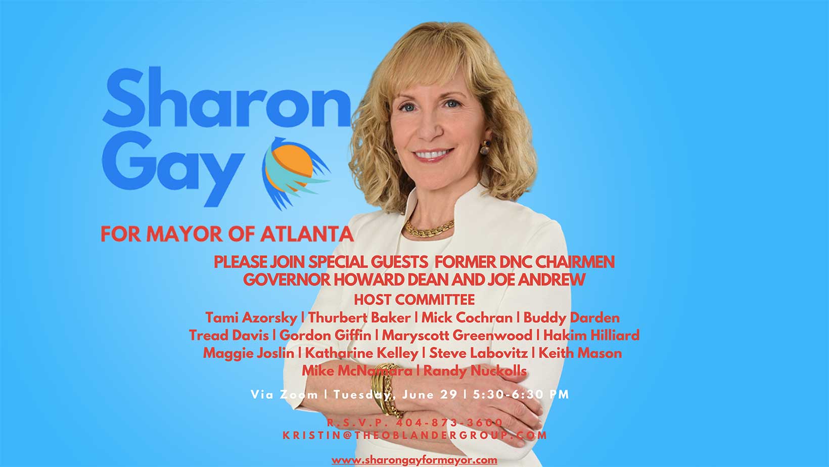 Sharon Gay for Mayor of Atlanta Fundraiser